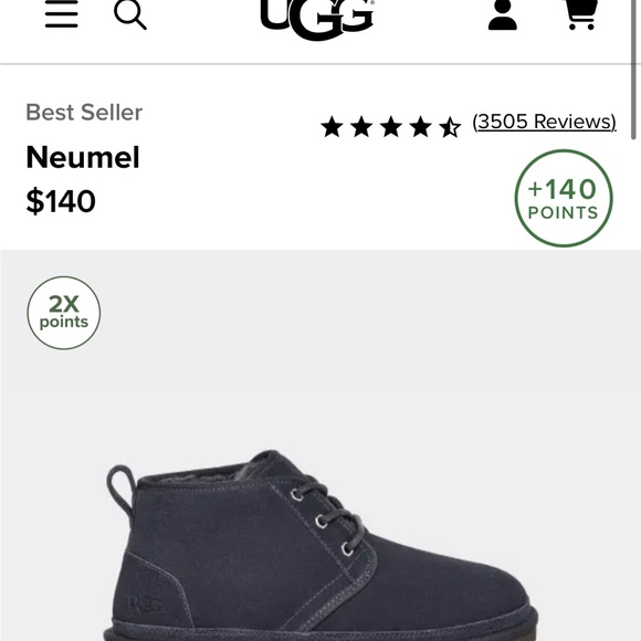 Ugg Neumel navy boot - Picture 2 of 7